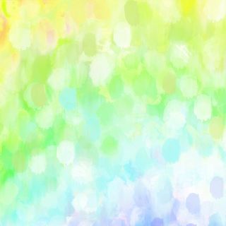 春天绿色五彩斑斓质感免抠