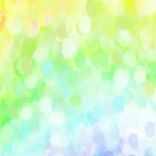 春天绿色五彩斑斓质感免抠