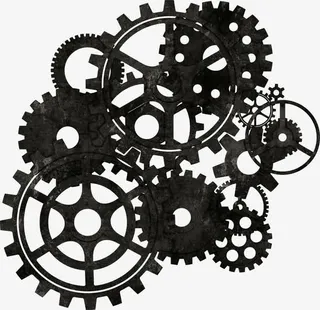 暗黑机械工业革命蒸汽朋克蒸汽机免抠