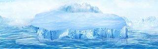 夏季冰爽冰块冰山海报banner高清