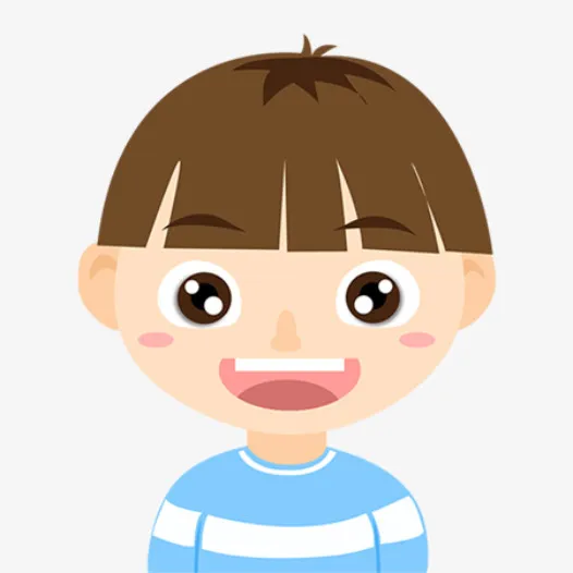 鲜艳活泼六一儿童节促销海报 男孩满嘴牙免抠