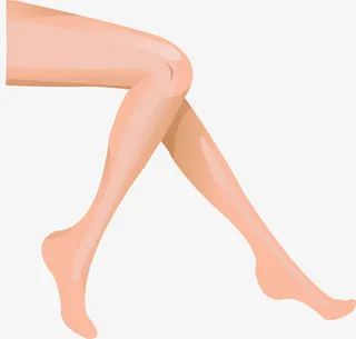 矢量手绘大长腿免抠手绘/卡通卡通元素