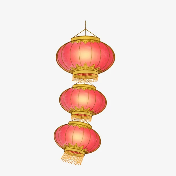 中国风灯笼古风装饰PNG透明免抠素材免抠