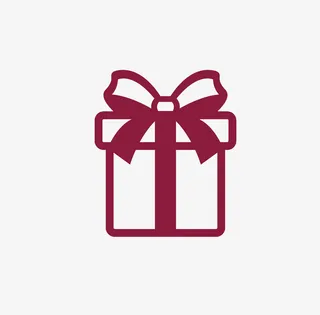 手绘卡通蝴蝶结礼盒免抠