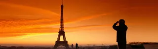巴黎铁塔banner创意设计高清
