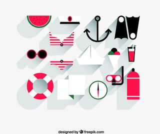 夏季,度假,图标免抠