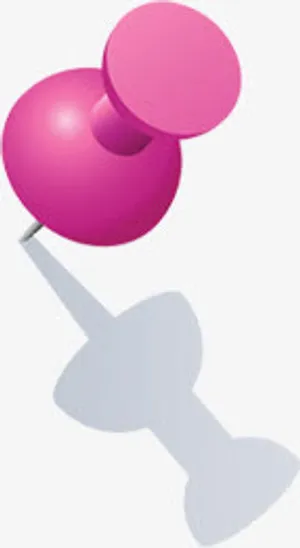 红色图钉个人简历模板免抠