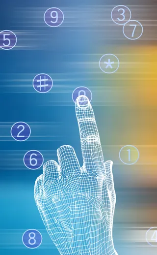 科技感左手背景素材高清