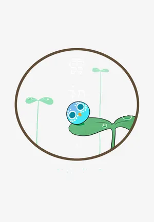 荷叶上的水滴免抠