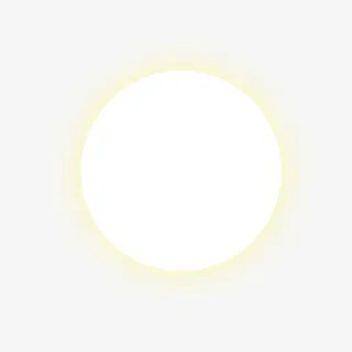 发光的月亮免抠