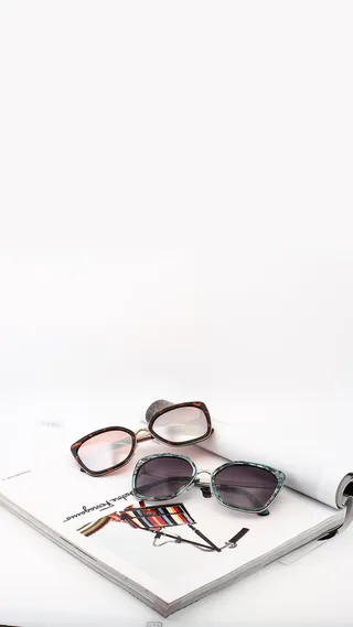 太阳镜杂志时尚生活H5背景素材高清