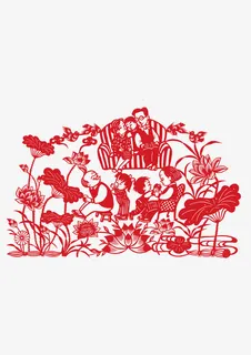 剪纸免抠 剪纸免抠