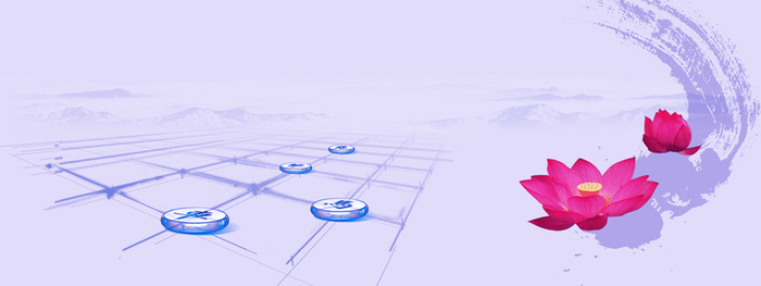 中国风中国象棋莲花背景高清