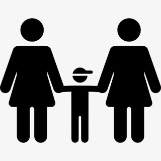 Lesbian Couple和儿子图标免抠