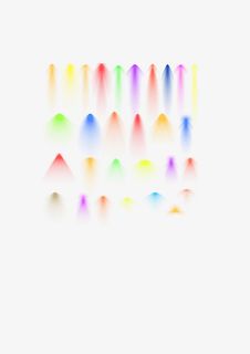 彩色炫光效果免抠