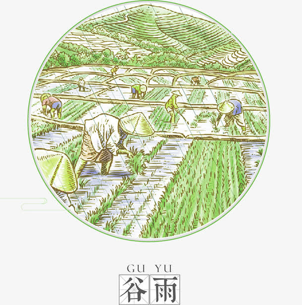 二十四节气谷雨免抠