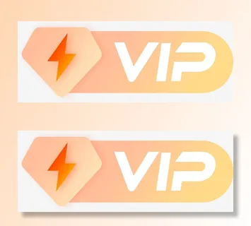 钻石闪电VIP素材免抠图标元素