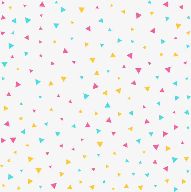 彩色三角形平铺纹理免抠