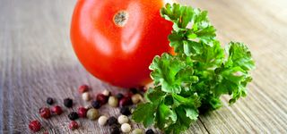 简约素雅蔬菜海报背景高清