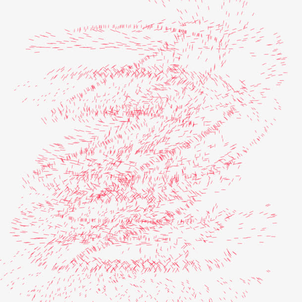 红色金丝线，线条，促销免抠