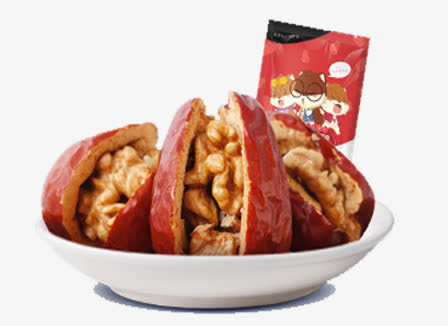 三只松鼠红枣夹核桃免抠