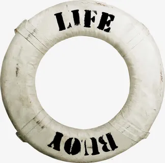 漂亮创意游泳圈免抠