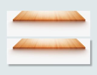 木制置物架免抠