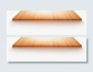 木制置物架免抠