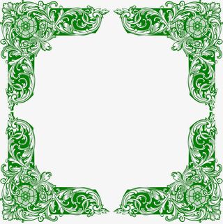 花纹边框免抠