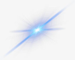 光效透明光效蓝色斜线光团修饰免抠