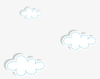 白云立体云朵装饰图案免抠