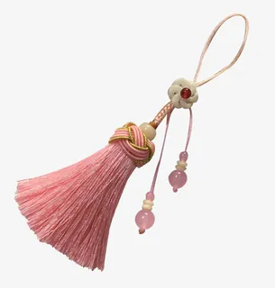 创意小流苏手机挂件免抠