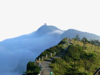 旅游景区峨眉山免抠