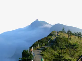 旅游景区峨眉山免抠