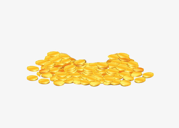 卡通金币免抠