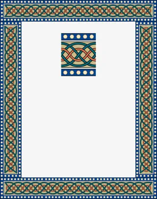 阿拉伯蔓藤花纹免抠