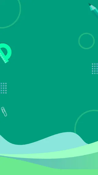 清新 绿色海报背景