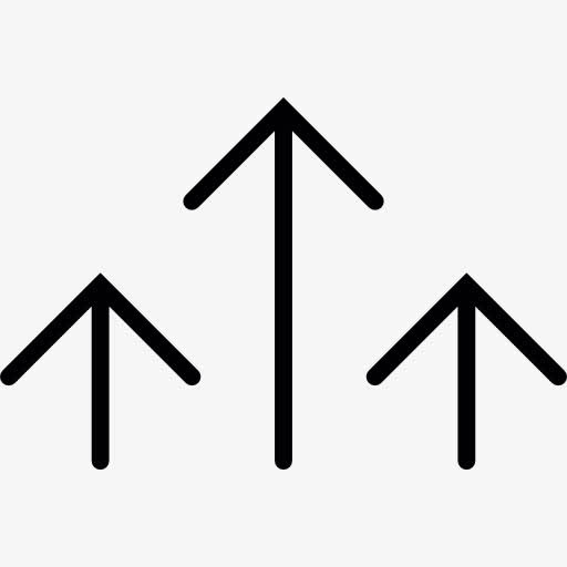 三个小箭头图标免抠