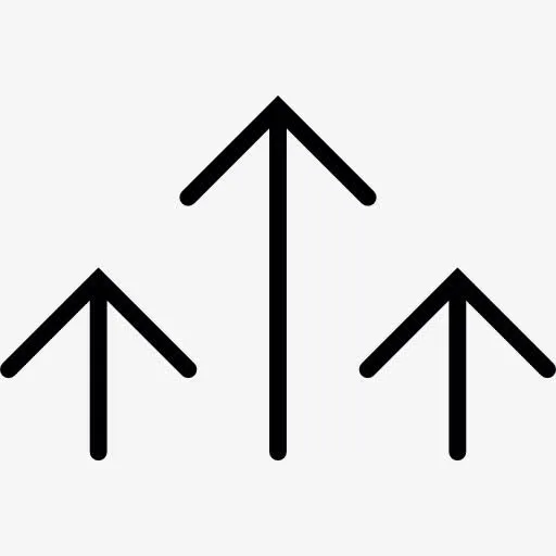 三个小箭头图标免抠
