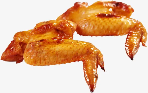 烤鸡翅简图免抠