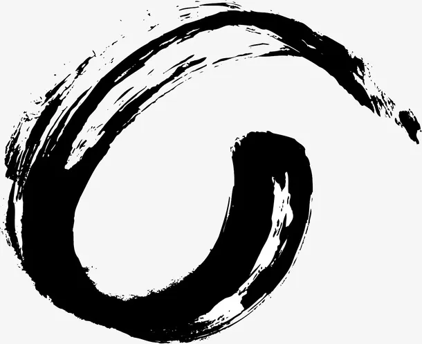 手绘半圆免抠