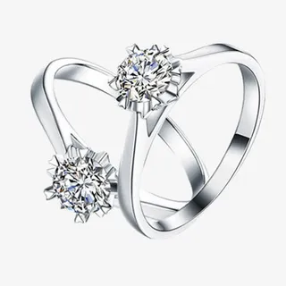 结婚戒指  钻戒免抠