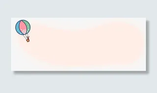 热气球边框免抠
