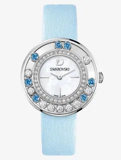 蓝色Swarovski女士腕表免抠