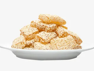 一盘白芝麻软糖免抠