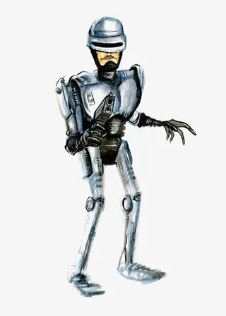 卡通机器人免抠