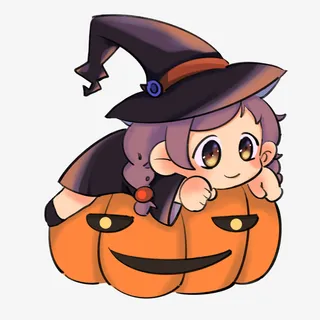 万圣节的魔法师免抠