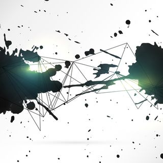 渐变科技感泼墨背景素材高清