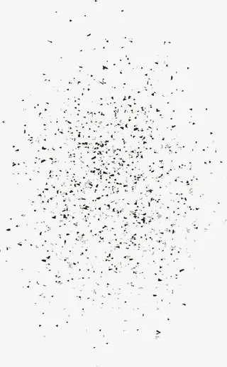 黑色新年漂浮创意免抠