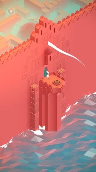 手绘卡通红色城墙免抠